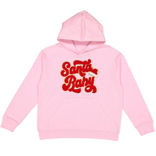 Sweet Wink Santa Baby Patch Youth Hoodie - Pink, Sweet Wink, All Things Holiday, cf-size-12y, cf-size-14y, cf-type-sweatshirt, cf-vendor-sweet-wink, Christmas, Christmas Sweatshirt, Holiday, 