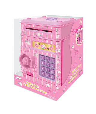 Hot Focus Digital Safe - Bowtiful
Pink toy safe with digital keypad in packaging on a white background