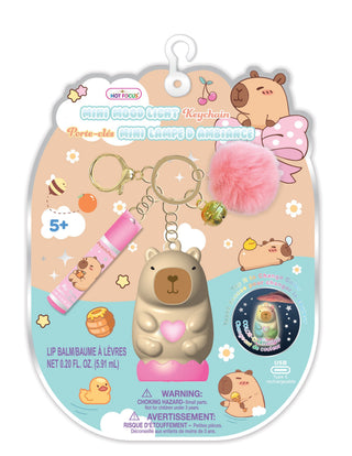 Hot Focus Mini Mood Light Keychain - Capybara