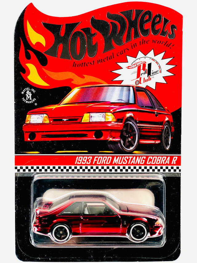 ホットウィール【RLC限定】1993 Ford Mustang Cobra R Hot Wheels（ホットウィール） RLC Exclusive Pink Edition 1993 Ford