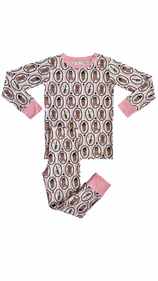 In My Jammers, In My Jammers Howl-O-Ween Pups Two Piece Set - Basically Bows & Bowties