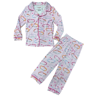 Tweenstyle Bamboo Long Sleeve Loungewear Set - Bracelets
