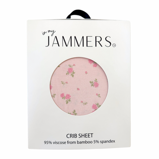 In My Jammers Haven Floral Crib Sheet