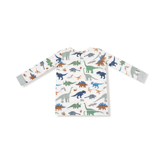 Angel Dear, Angel Dear Long Sleeve Loungewear Set - Washy Dinos - Basically Bows & Bowties