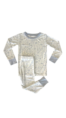 In My Jammers Mia Blue Floral L/S 2pc PJ Set, In My Jammers, Bamboo, Bamboo Pajamas, cf-size-2t, cf-size-3t, cf-size-4t, cf-size-5t, cf-size-6t, cf-size-7-8y, cf-type-pajamas, cf-vendor-in-my