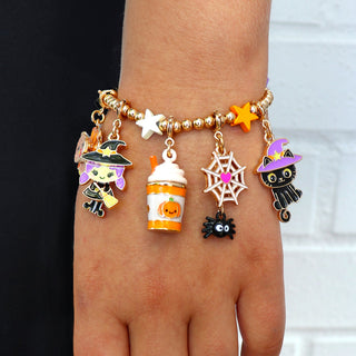 Charm It! Gold Pumpkin Spice Latte Charm