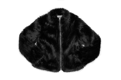 MIA New York Black Lux Fur Jacket, MIA New York, Black, Black Lux Fur, cf-size-4, cf-size-5, cf-size-6, cf-size-6x, cf-size-large-12, cf-size-medium-10, cf-size-small-7-8, cf-type-jacket, cf-