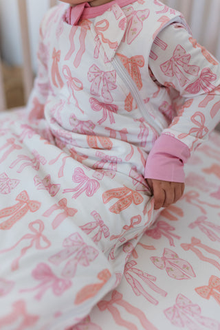 In My Jammers Spring Floral Bow Sleep Sack 1.0 TOG