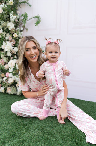 In My Jammers Spring Floral Bow Women's Set