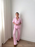 In My Jammers Petal Pink Solid Women’s L/S 2pc PJ Set