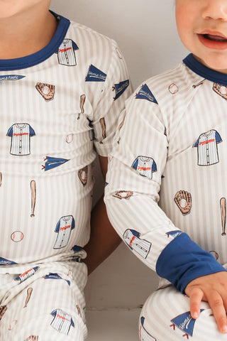 In My Jammers Blue Baseball Two Piece Set