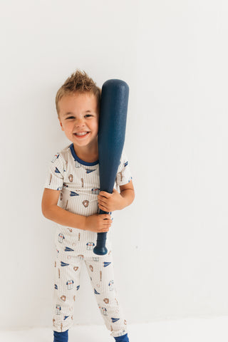 In My Jammers Blue Baseball Two Piece Set