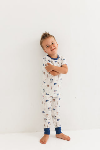 In My Jammers Blue Baseball Two Piece Set