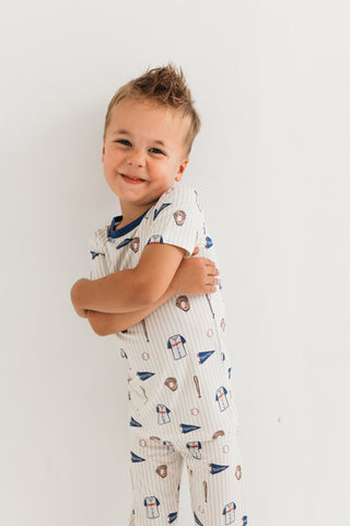 In My Jammers Blue Baseball Two Piece Set