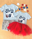 Brokedown Clothing Kid's Party in the USA Tee, Brokedown Clothing, 4th of July, 4th of July Shirt, Brokedown Clothing, cf-size-12-months, cf-size-18-months, cf-size-2t, cf-size-3t, cf-size-5,
