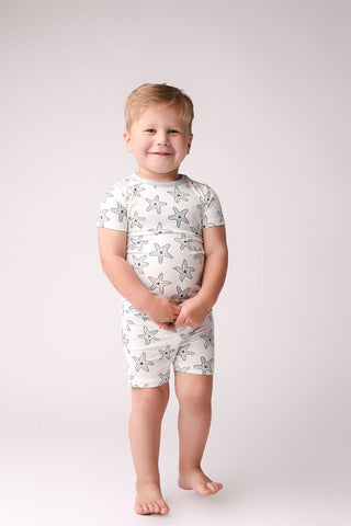 In My Jammers Starfish S/S 2pc PJ Set w/Shorts, In My Jammers, Bamboo, Bamboo Pajamas, cf-size-2t, cf-size-3t, cf-size-4t, cf-size-5t, cf-size-6t, cf-size-7-8y, cf-type-pajamas, cf-vendor-in-