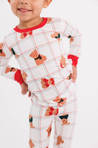 In My Jammers cozy Christmas bears two-piece pajama set featuring festive bear print and soft fabric for holiday comfort.