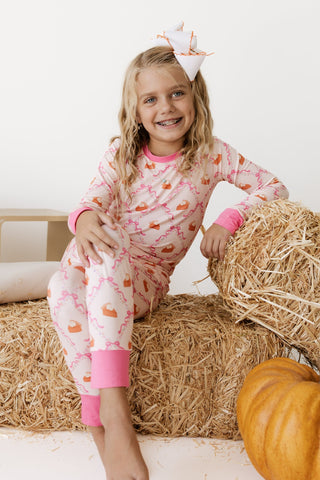 In My Jammers Two Piece Set - Fall Pie and Bows