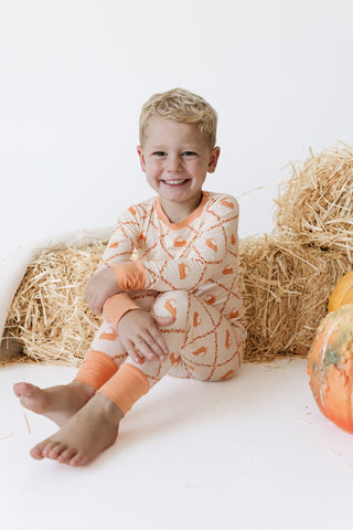 In My Jammers Two Piece Set -  Fall Pie and Leaves