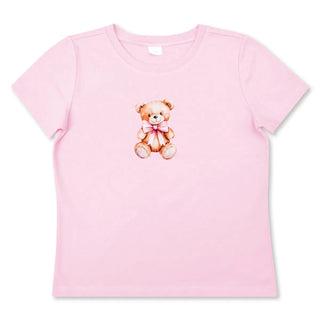 Iscream Beary Cute T-Shirt
Pink t-shirt with a teddy bear design on a white background