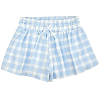 Iscream Blue Gingham Butterfly Shorts