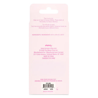 Iscream Bow Press On Nails