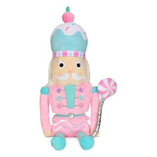 Iscream Candy Nutcracker Plush
Plush toy Nutcracker in pastel colors with a candy cane on a white background
