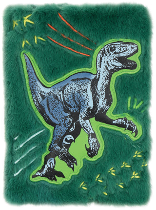 Iscream Dinosaur Glow Furry Journal
Green blanket with a dinosaur design on a green background