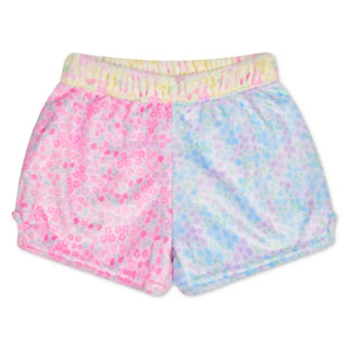 Iscream Ditsy Patchwork Plush Shorts