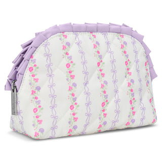 Iscream Forever Floral Oval Cosmetic Bag