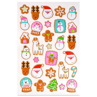Iscream Gingerbread Sweets Stickers
Sheet of Christmas-themed stickers featuring various festive characters on a white background.