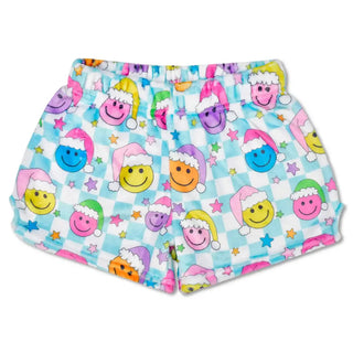 Iscream Happy Santa Plush Shorts
Colorful children's shorts with cartoon character pattern on a white background