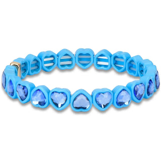 Iscream Heart Bracelet - Blue
Blue heart-shaped bracelet on a white background