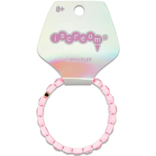 Iscream Heart Bracelet - Pink
Pink beaded bracelet on a 'iscream' branded card with a white background
