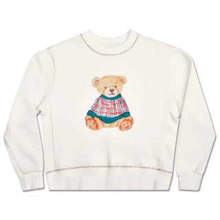 Iscream Holiday Bear Sweatshirt
White sweatshirt with a teddy bear design on a white background