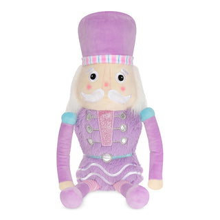 Iscream Lavender Nutcracker Plush
Plush toy gnome in a purple outfit with a white beard on a white background