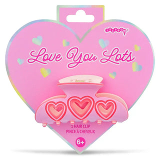 Iscream Love You Lots Hair Clip
Heart-shaped packaging with a hair clip and 'Love You Lots' text on a white background