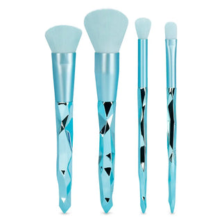 Iscream Make It Shine Makeup Brushes Set
Set of four blue makeup brushes with diamond pattern handles on a white background