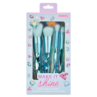 Iscream Make It Shine Makeup Brushes Set
Set of makeup brushes in a 'Make It Shine' branded packaging on a white background