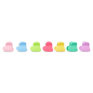 Iscream Mini Heart Hair Clips Set
Set of colorful rubber duckies arranged in a row on a white background