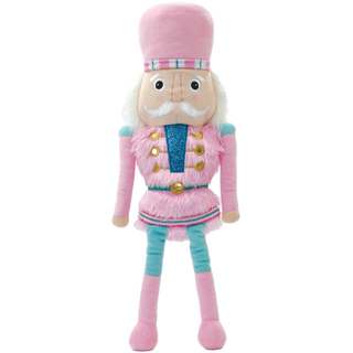 Iscream Nutcracker Furry and Fleece Plush
Plush toy in a pink nutcracker costume on a white background