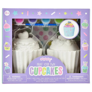 Iscream Paint Your Own Cupcakes
Paint your own cupcakes kit packaging with white cupcake forms and colorful decorations.
