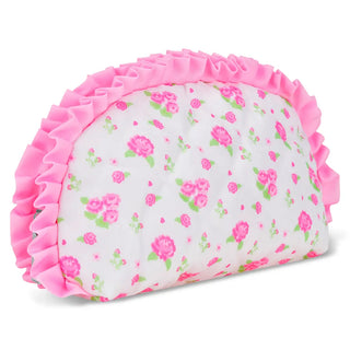 Iscream Pretty in Pink Oval Cosmetic Bag
Floral-patterned product with pink ruffle on a white background