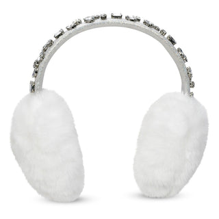 Iscream Rhinestone Earmuffs
White earmuffs with rhinestone detailing on a white background