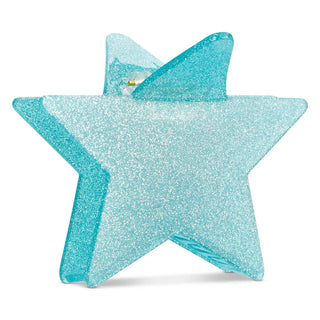 Iscream Shining Star Hair Clip Set
Turquoise glittery star-shaped object on a white background