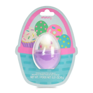 Iscream Sprinkle Easter Egg Lip Balm
Vanilla-scented lip balm in a colorful packaging with cupcake and donut designs.