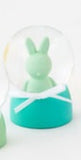 One Hundred 80 Degrees Bunny Waterglobe Mint Bunny