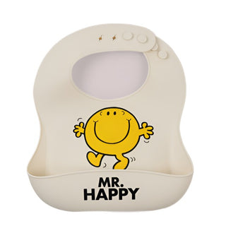 JuJuBe, JuJuBe x Studio Oh! Mr Happy Silicone Bib - Basically Bows & Bowties