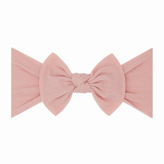 Baby Bling Classic Knot Headband - Antique Pink