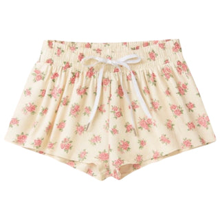 KatieJ NYC Tween Farrah Short - Vintage Bunches 
Floral shorts with a drawstring on a white background